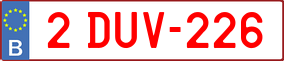 Truck License Plate
